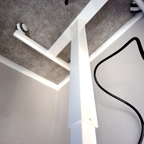 White Metal Table Leg