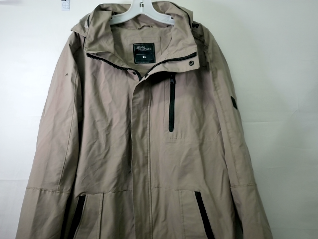 Soft Shell Hooded Jacket Windbreaker Khaki Size XL