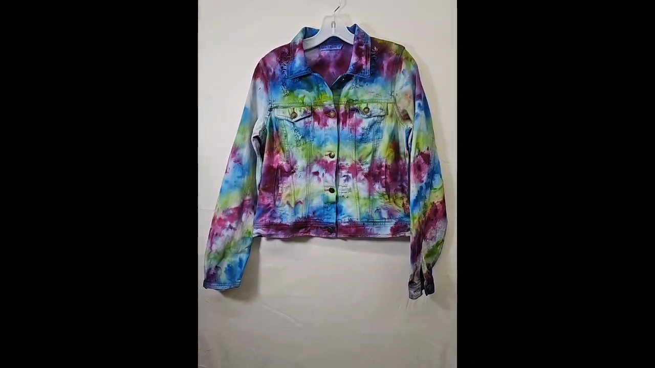 Tie-Dye Denim Jacket Size Kids L