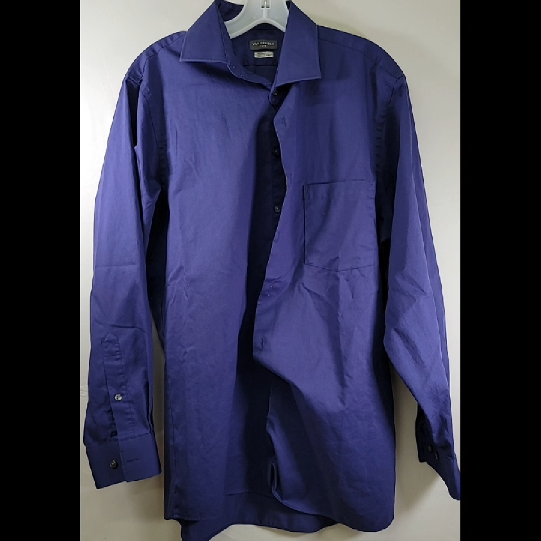 Van Heusen Men's Purple Dress Shirt