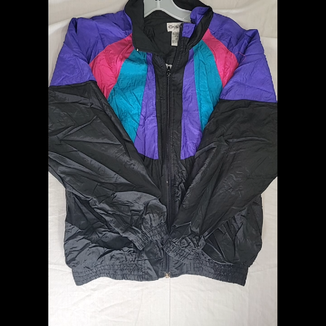 Chaver Colorful 90s Sporty Jacket Size M