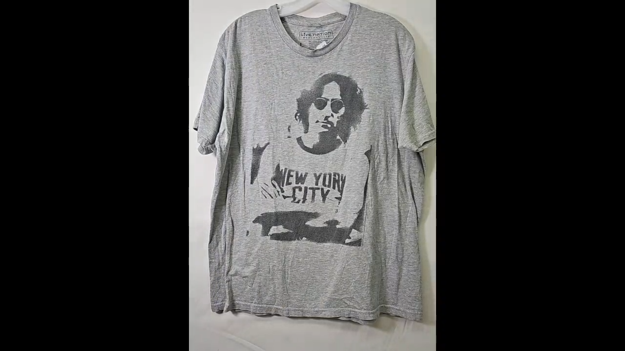 John Lennon Live Nation Tee Size L