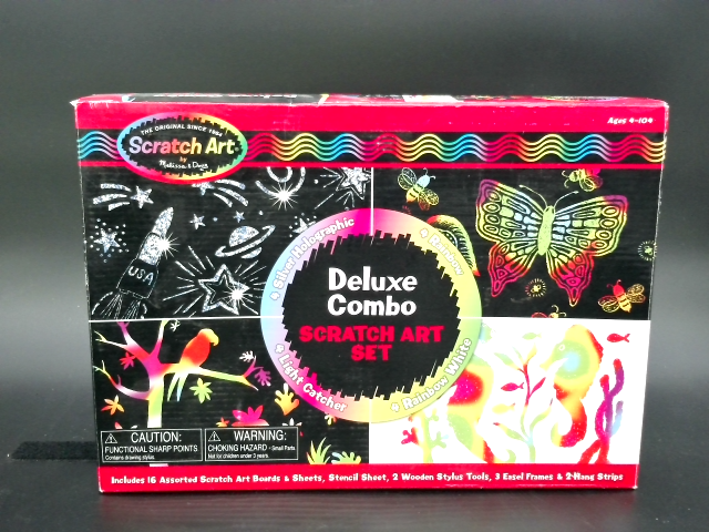 Melissa & Doug Deluxe Combo Scratch Art Set (New)