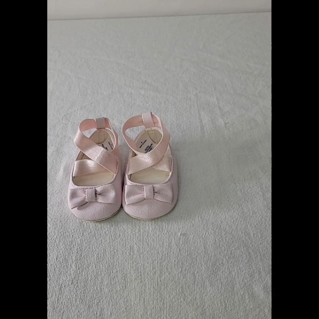 Cute Pink Baby Shoes with Bow