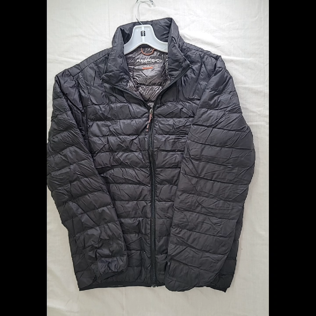 HAWKE & Co. Men's Black Puffer Jacket - Size S