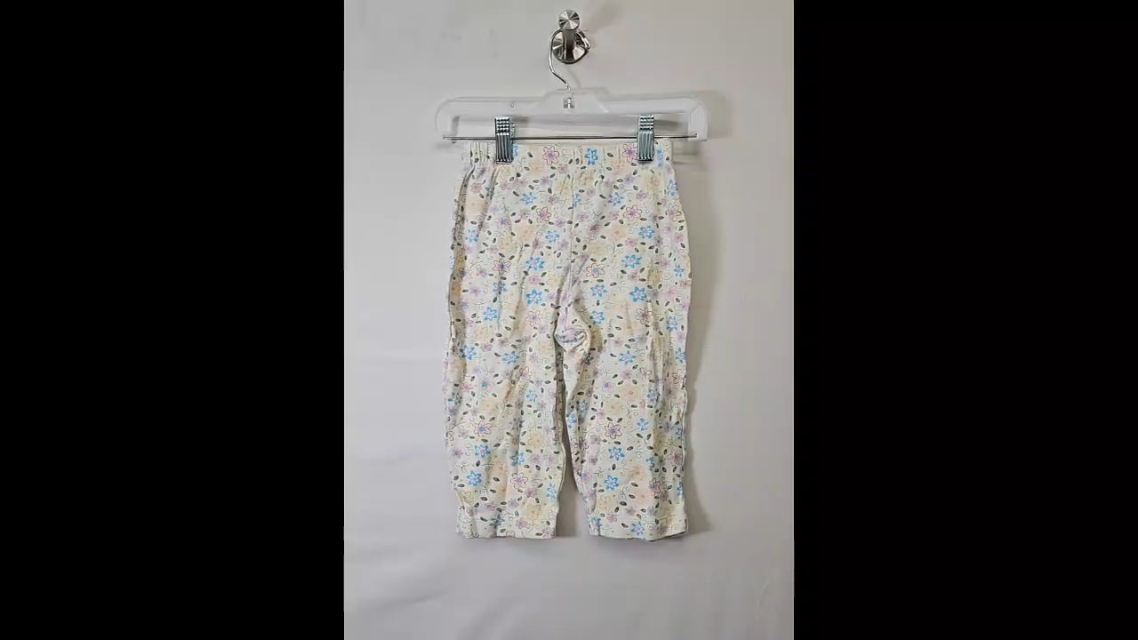 KRU Floral Pants Size 24 MO