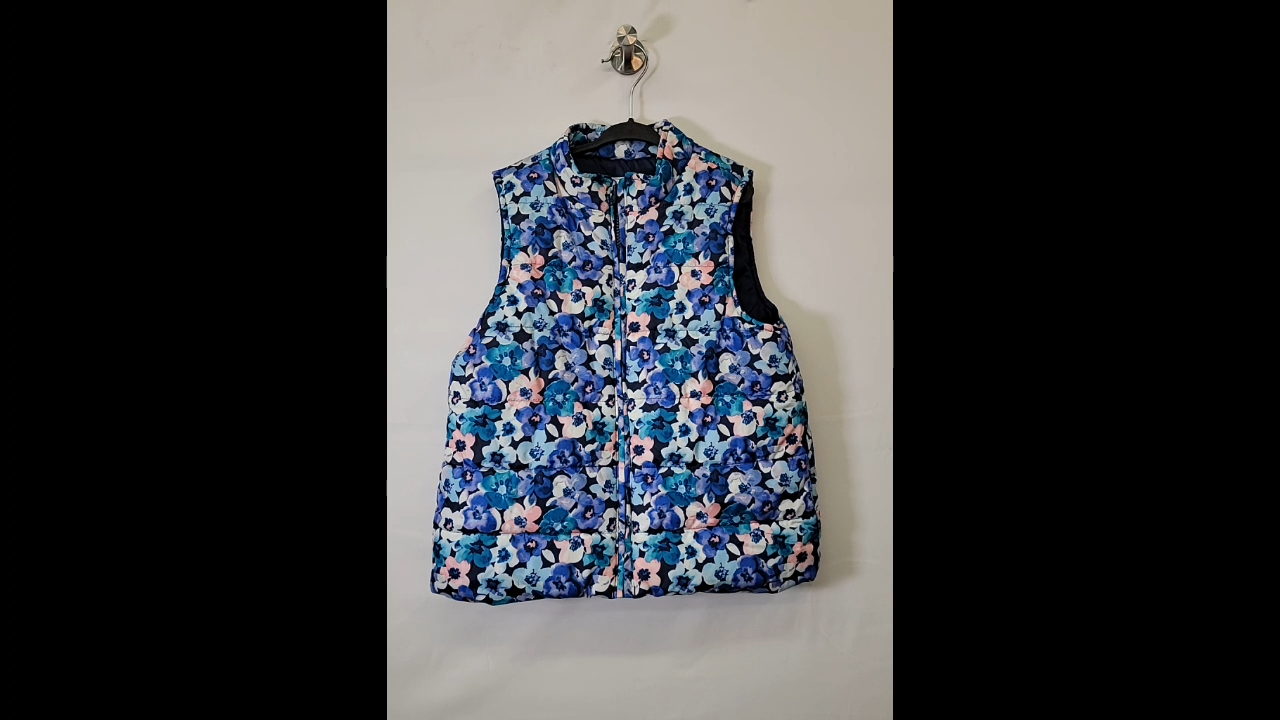 Kids Floral Vest Size 7-8 YR (M)