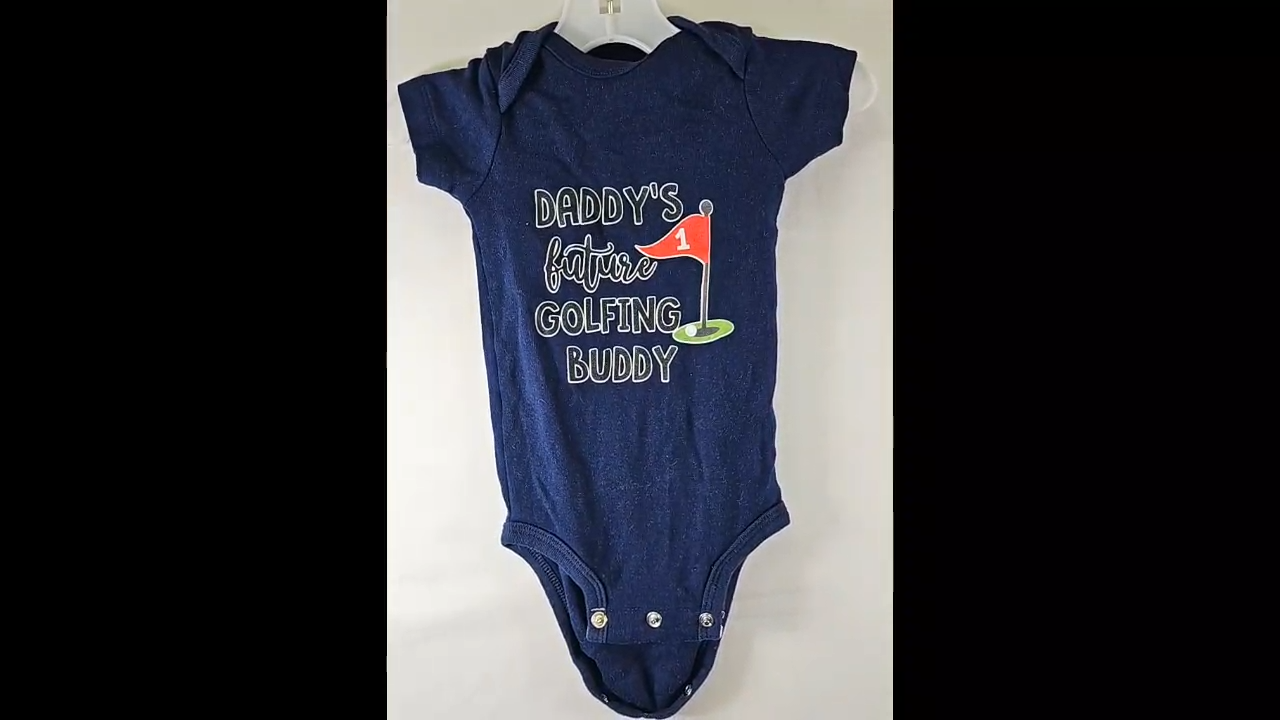 Golf With Dad Onesie