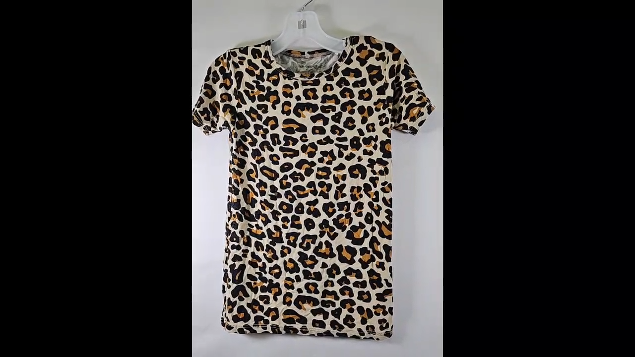 Posh Peanut Leopard Shirt Size 6T