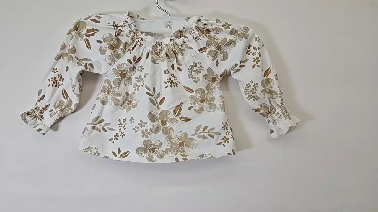 Floral Baby Top Size 3 MO