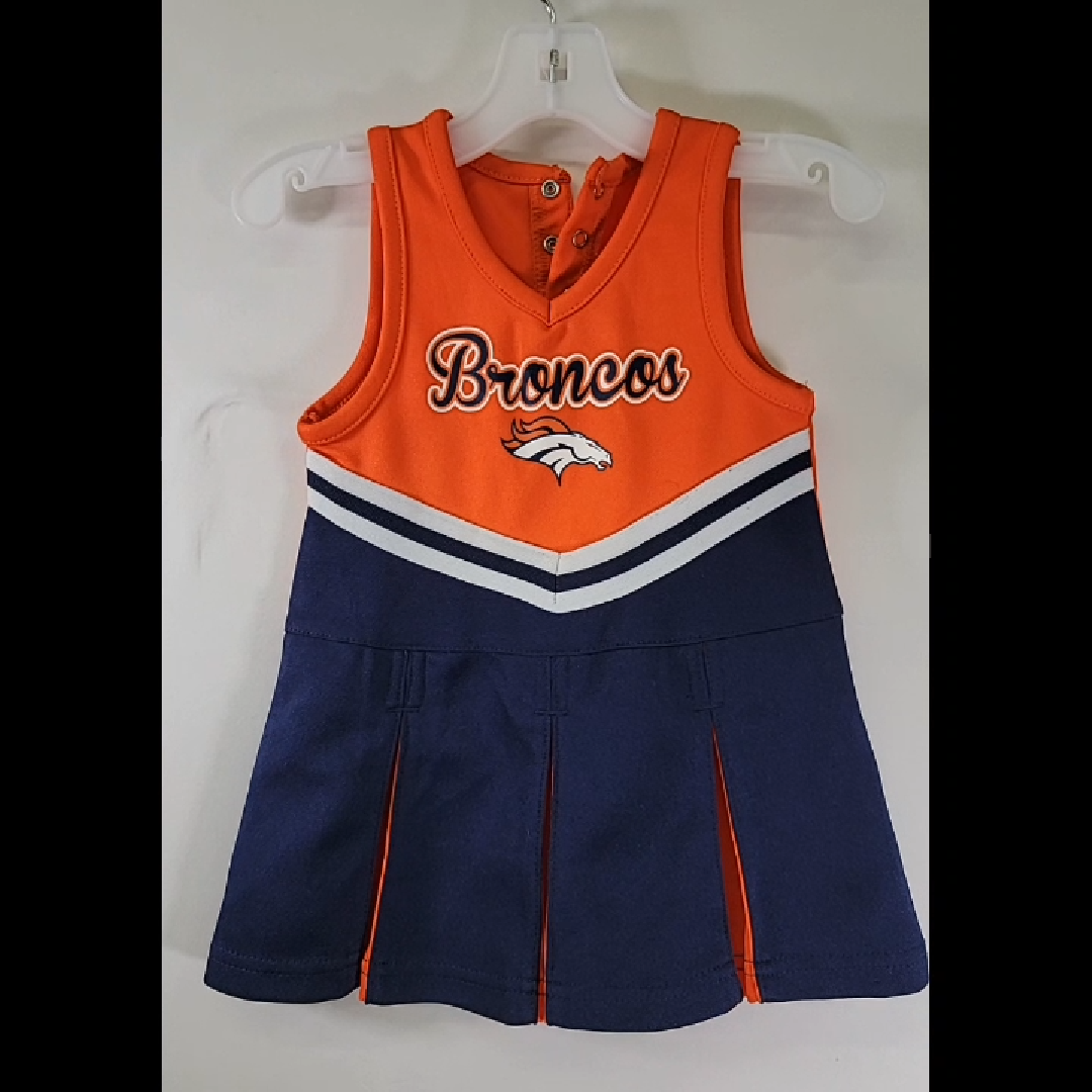 Denver Broncos Cheerleader Baby Dress Size 18 MO