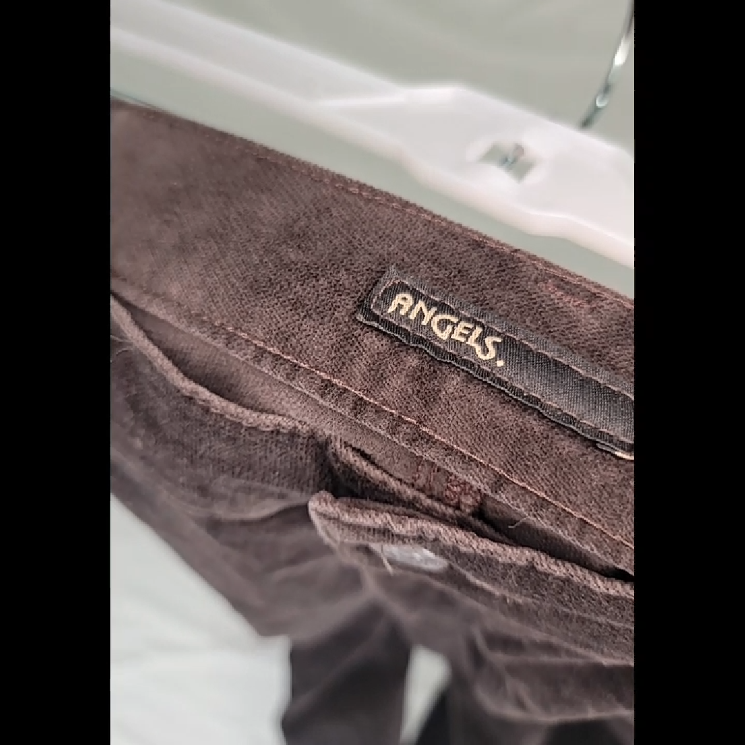 Angels Dark Brown Cotton Pants Size