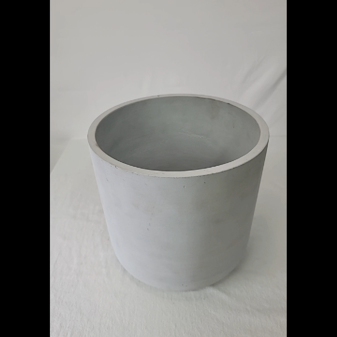 Modern Concrete Planter - Stylish Gray Decorative Pot