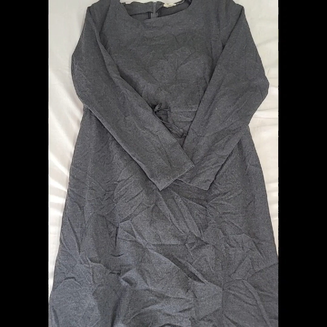 Eddie Bauer Gray Long Sleeve Dress