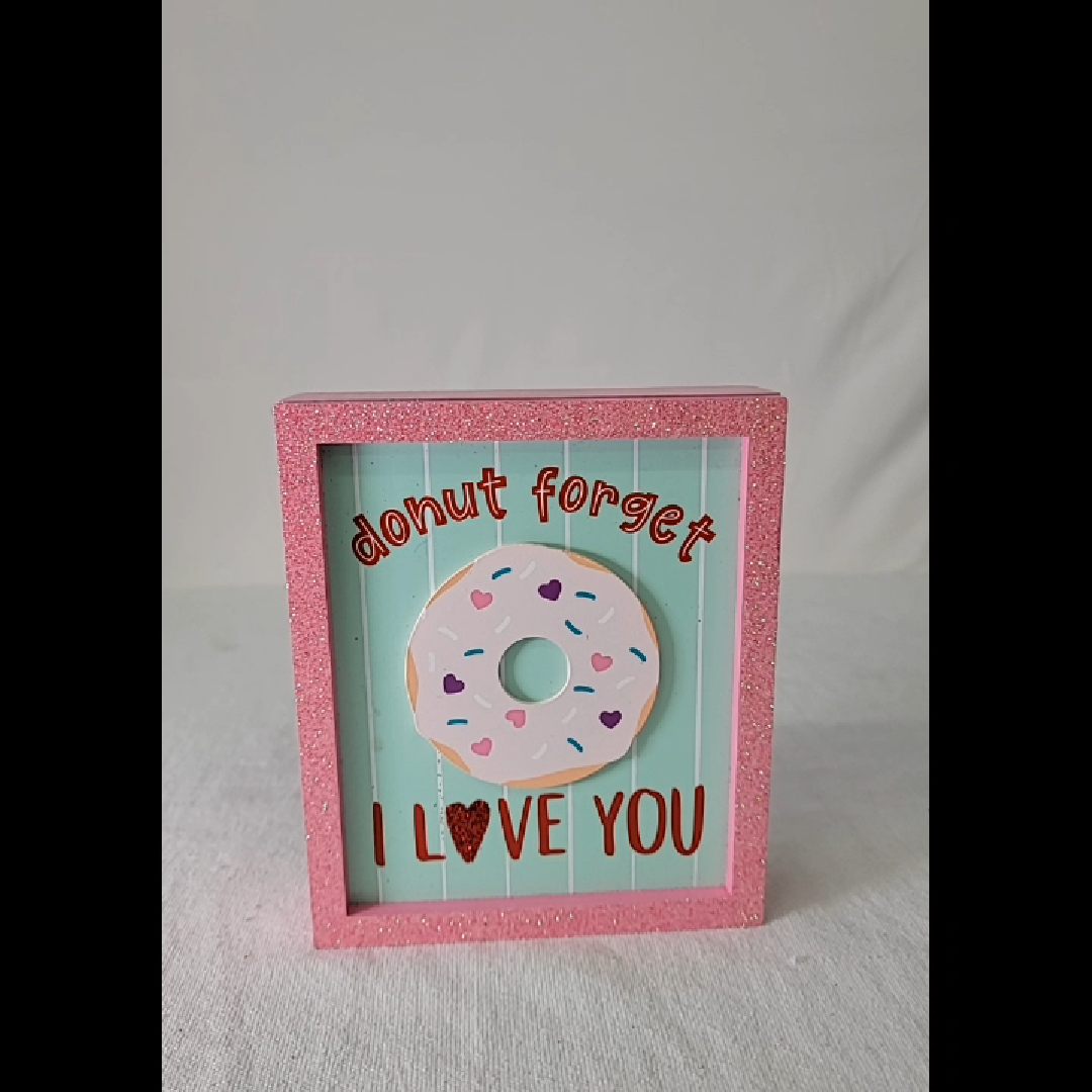 Donut-Themed Decorative Sign