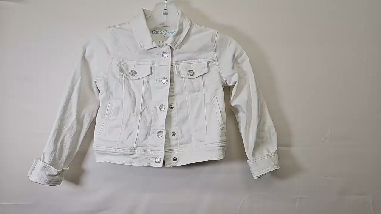 White Denim Jacket Size 6