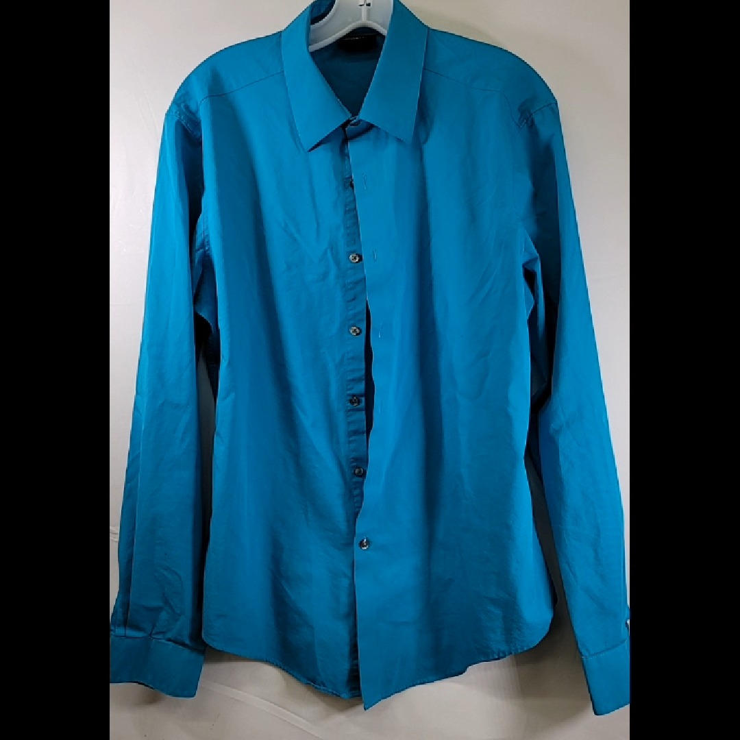 Stylish Turquoise Long Sleeve Shirt