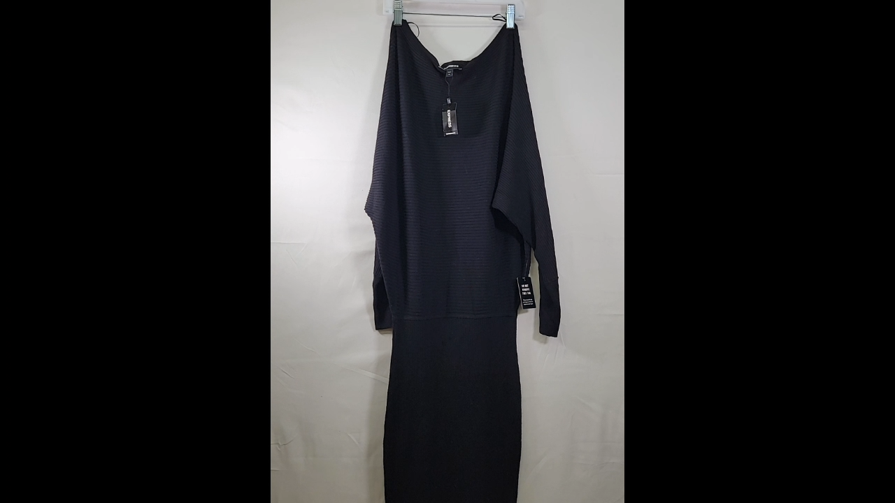 Express Black Rayon Dress Size M