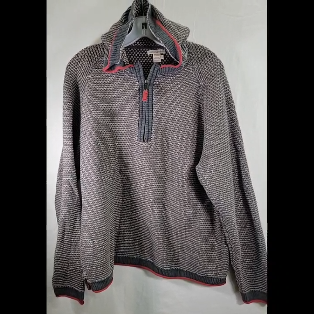 carbon2cobalt Men's Knitted Hoodie Size L