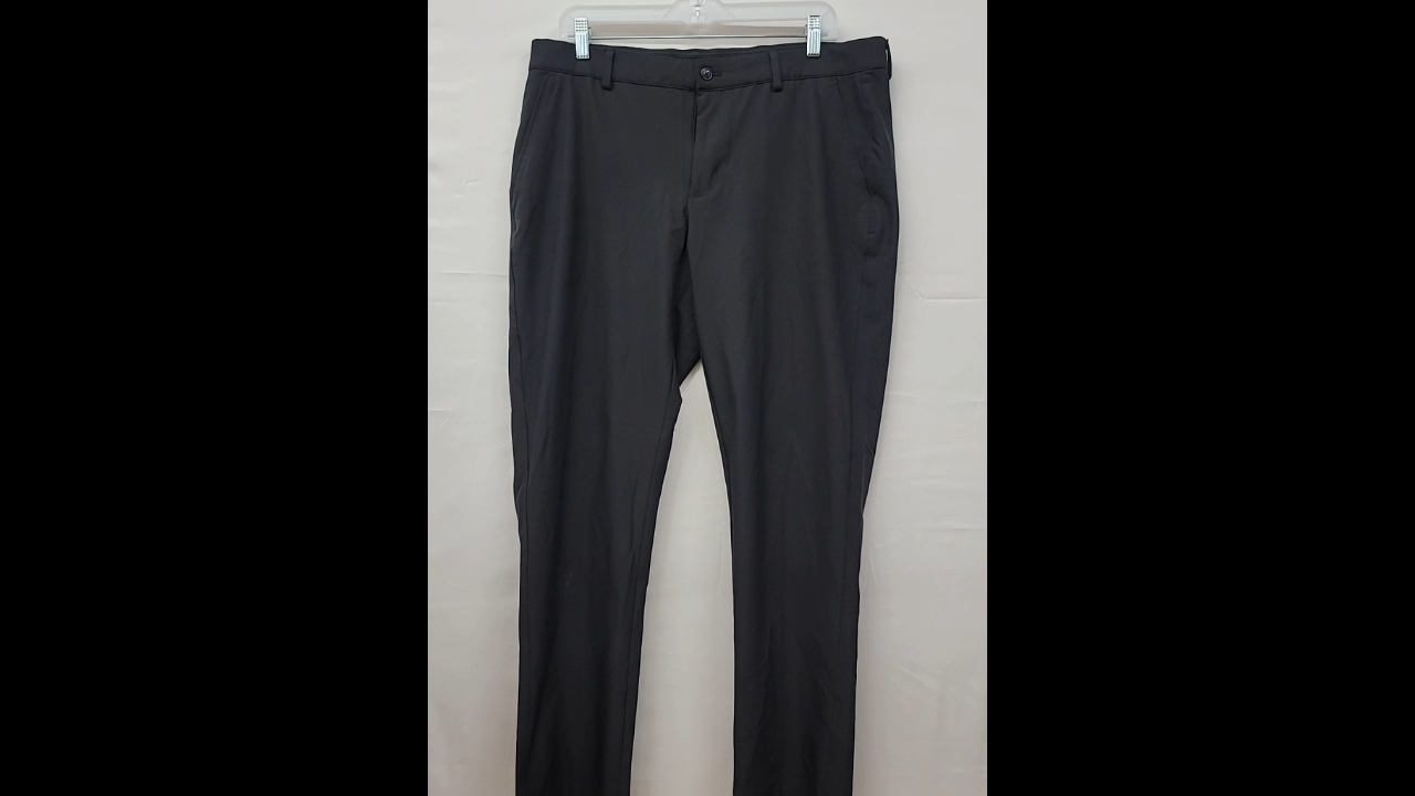 Men's Black Greg Norman Pants Size 36W x 29L