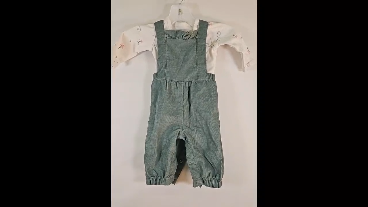 Carter's Kids' Overalls - Green - 0-3 months