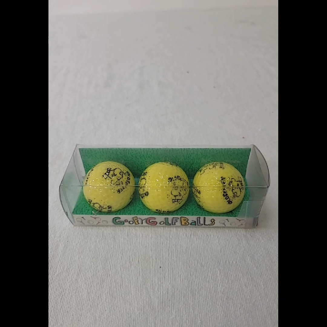 Go-It Golf Balls - Set of 3 Yellow Golf Balls