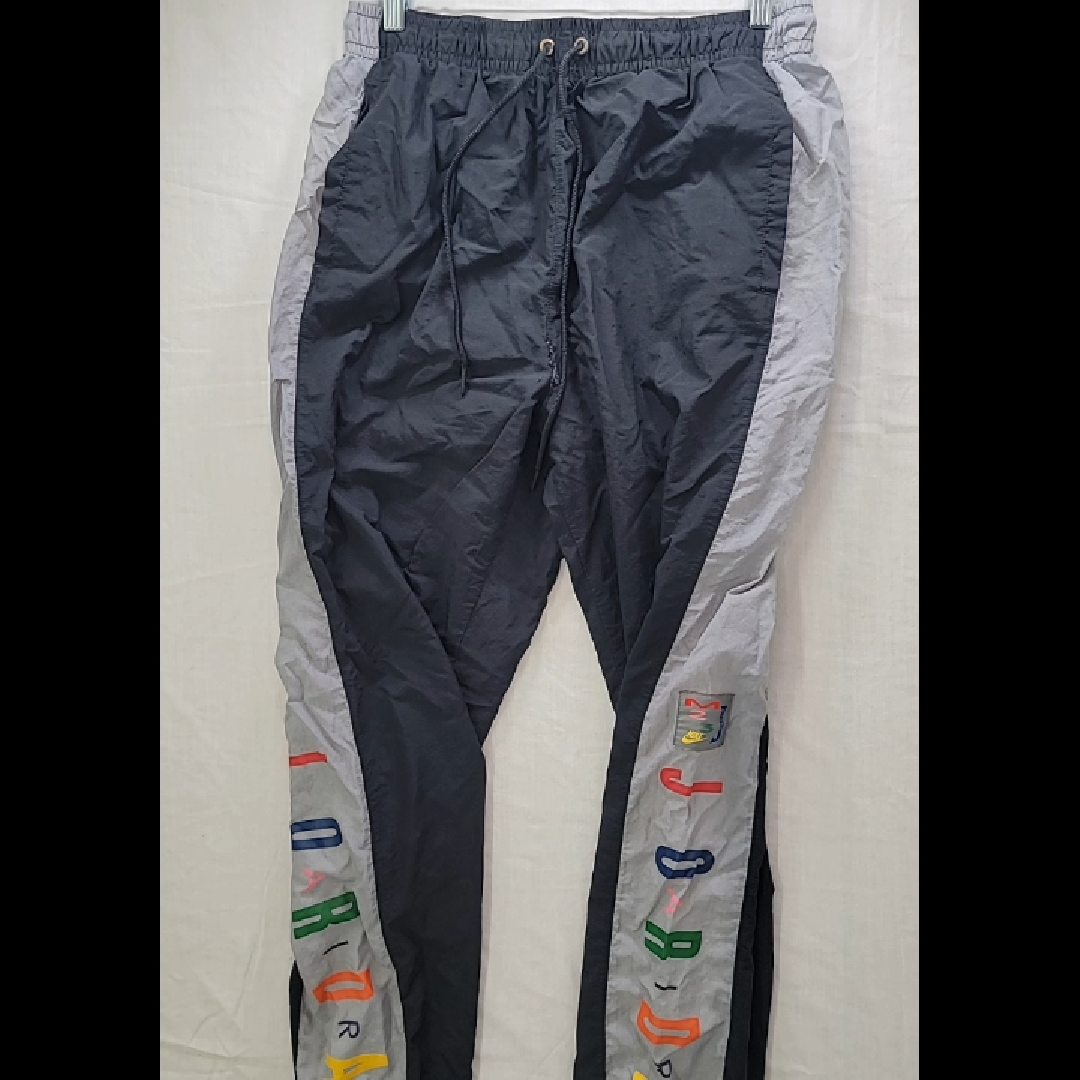 Jordan Men's Black and Grey Track Pants