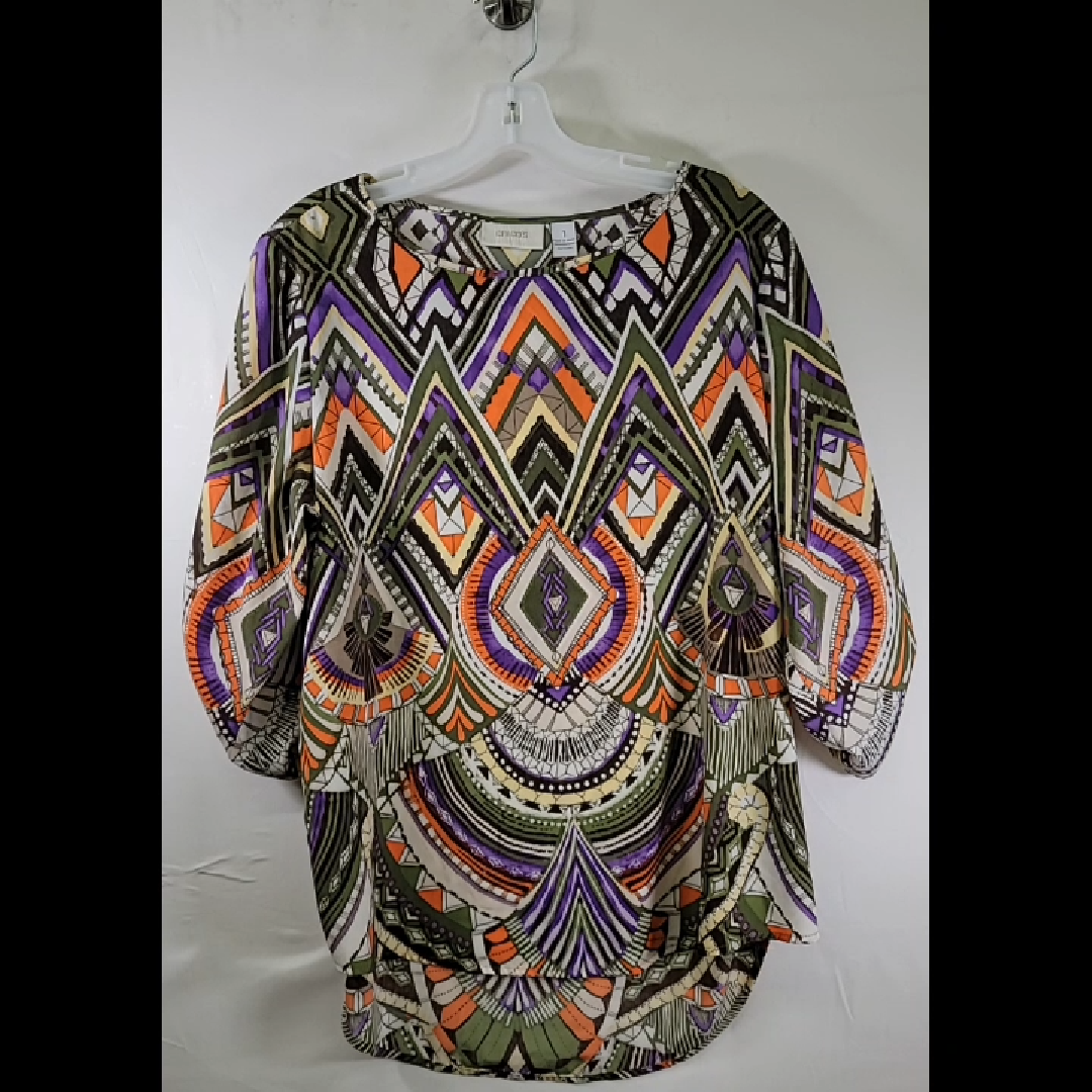 Vibrant Multicolored Printed Top