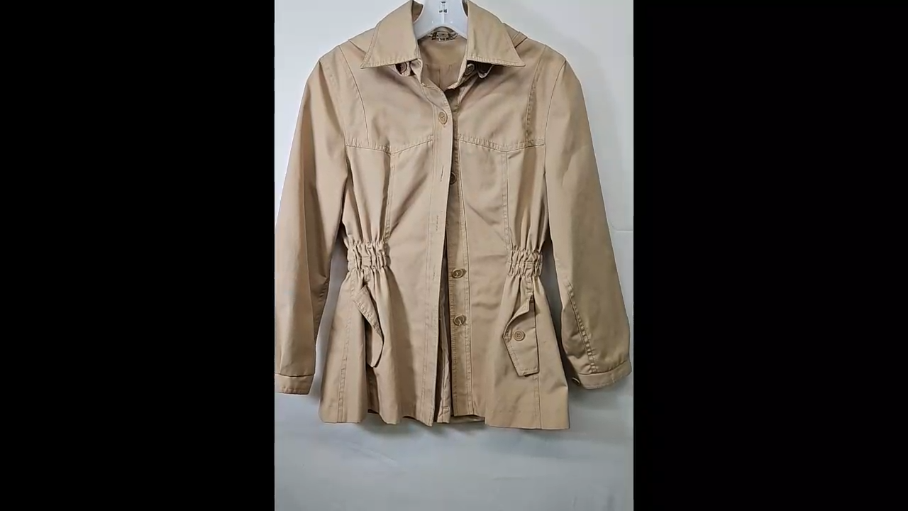 Women's Beige Pea Coat Size 9/10 (M)