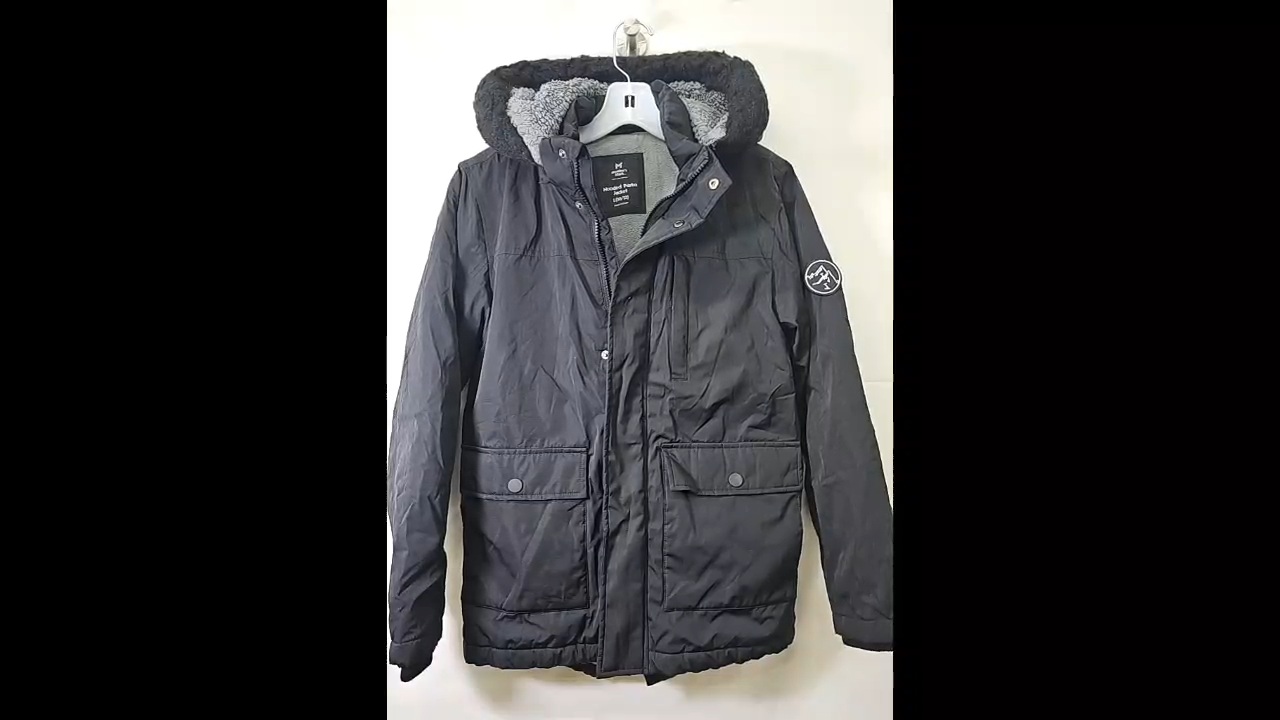 Member's Mark Full-Zip Fully Lined Hooded Puffer Jacket Size M