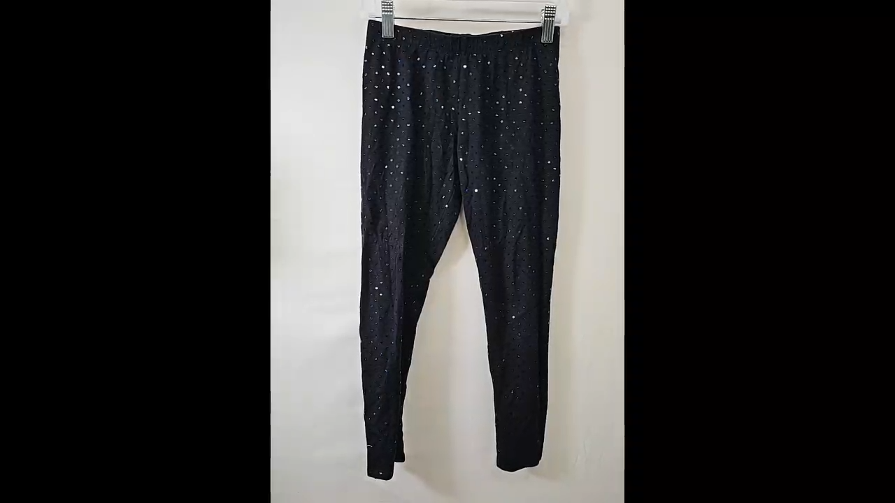 Black Sparkly Pants Size 12