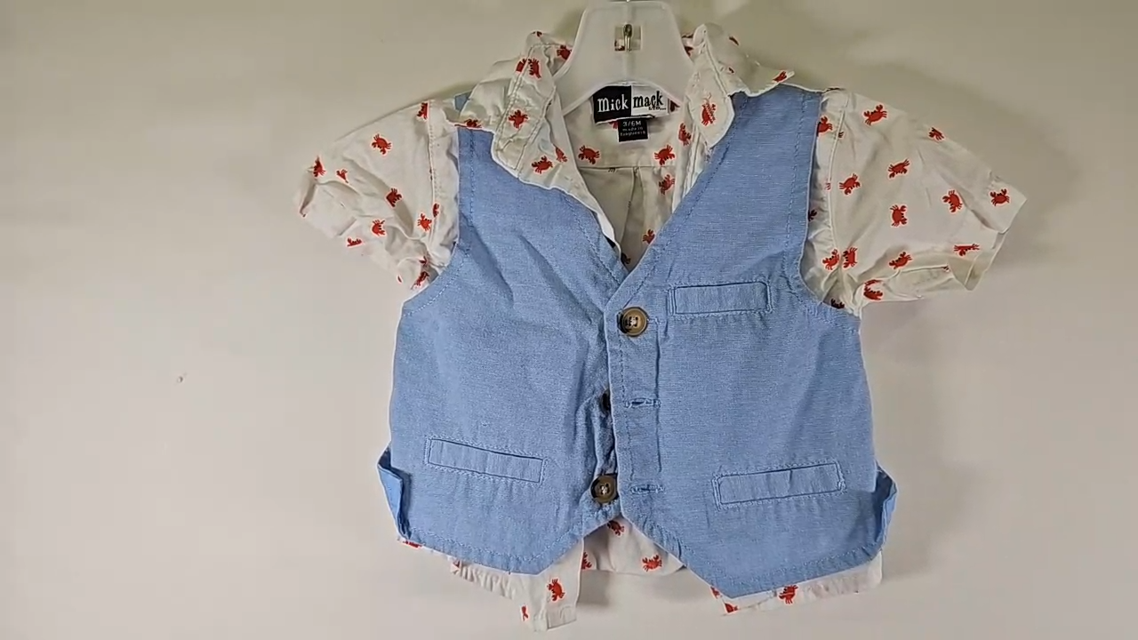 Mick Mack Lobster Top Size 3-6 MO