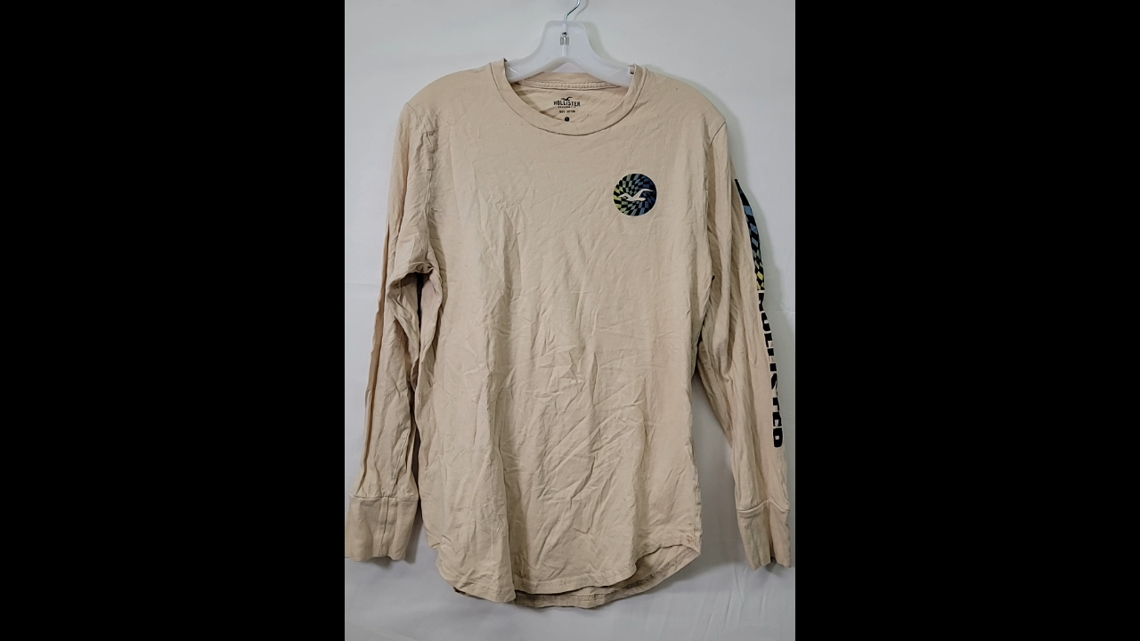 Hollister Cream Long Sleeved Size S