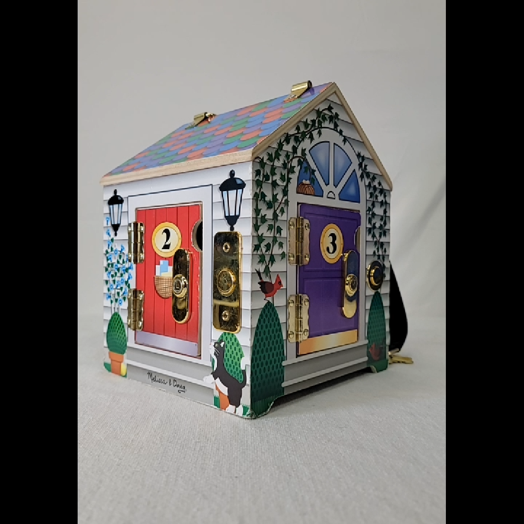 Melissa & Doug Lock and Key House - Educational Toy for Young Learners