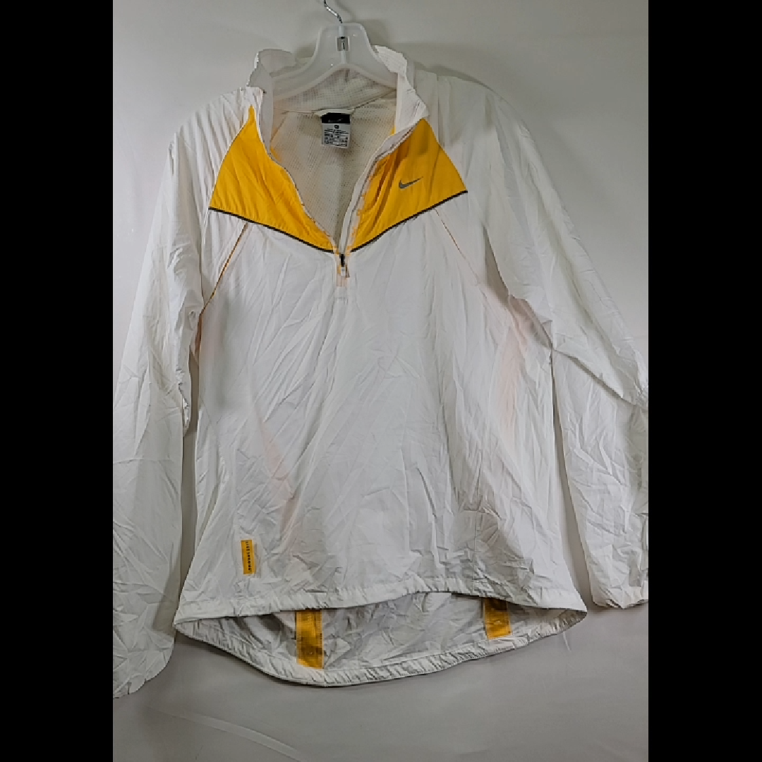 Nike White and Yellow Jacket