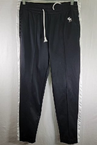 Abercrombie & Fitch Men's Black Track Pants Size M