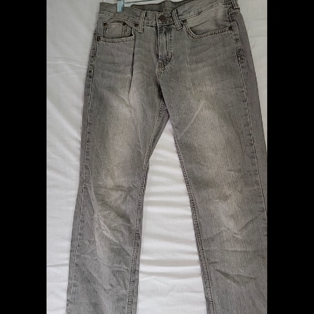 Bull Head Light Gray Jeans - Size 31x32