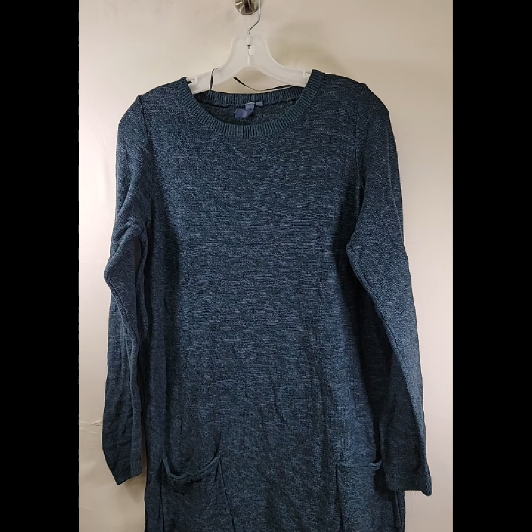 Cozy Dark Blue Sweater Dress