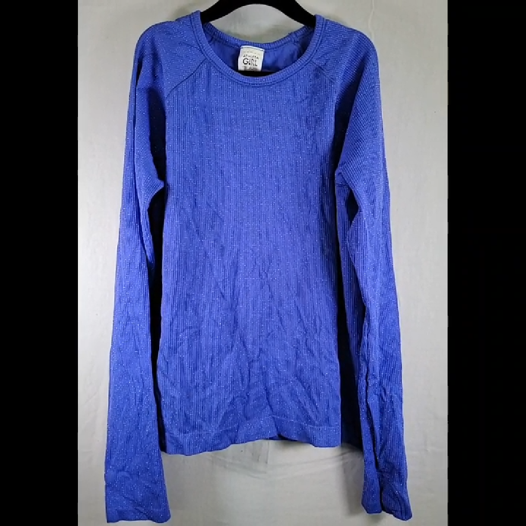 ATHLETA GIRL Long Sleeve Ribbed Top Size L (12 - Kids)