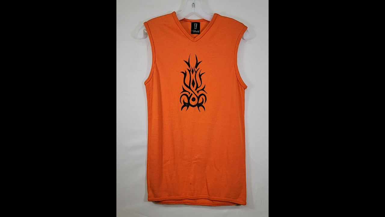By Eternal Vintage Y2K Cyber Tribal Men's Tank Size S