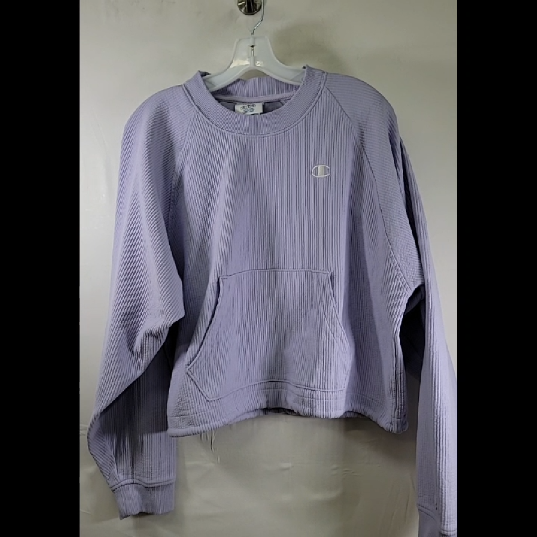 Champion Light Purple Ribbed Sweatshirt