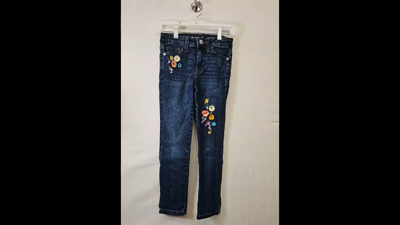 Floral Jeans Size 6