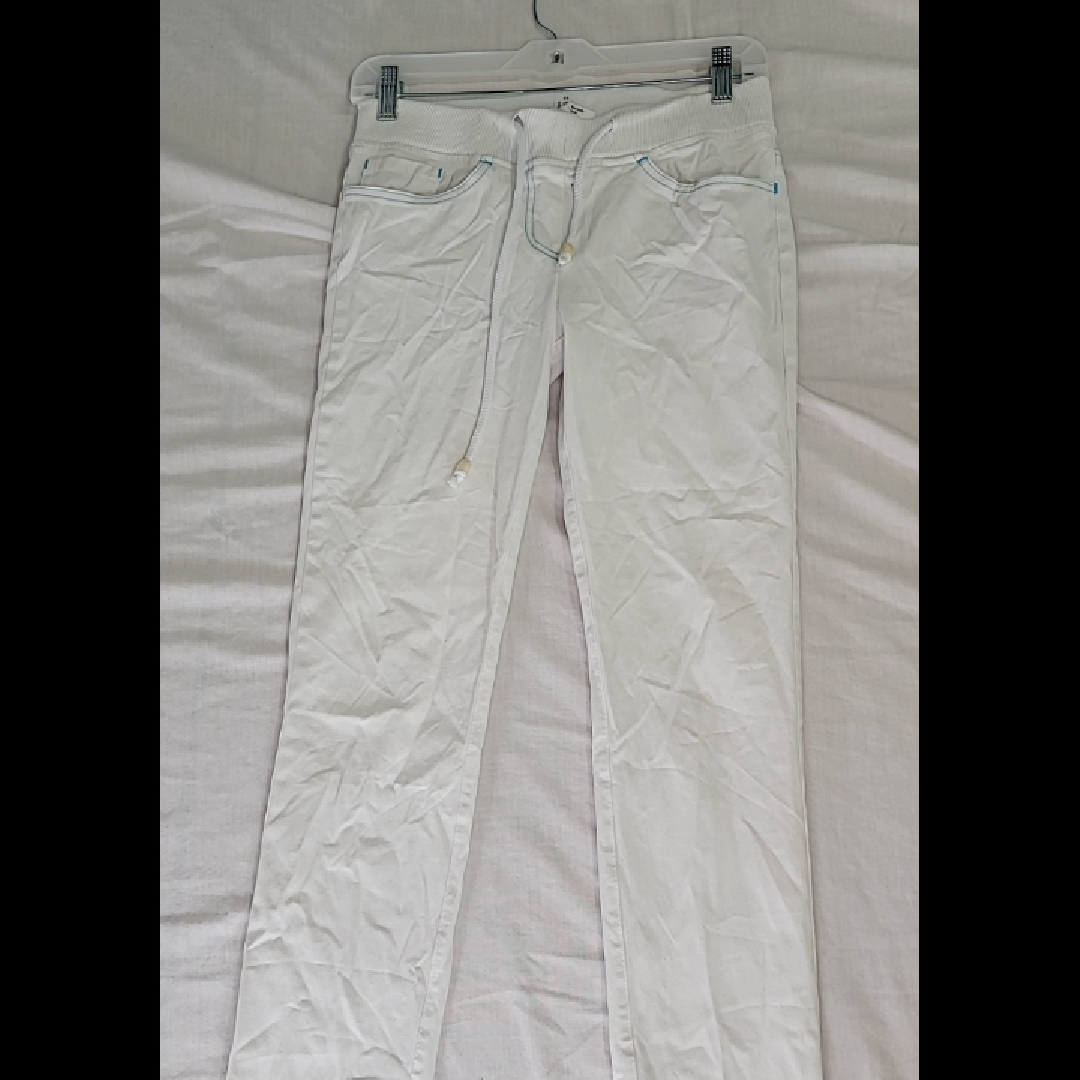 Leiber Women's White Drawstring Pants