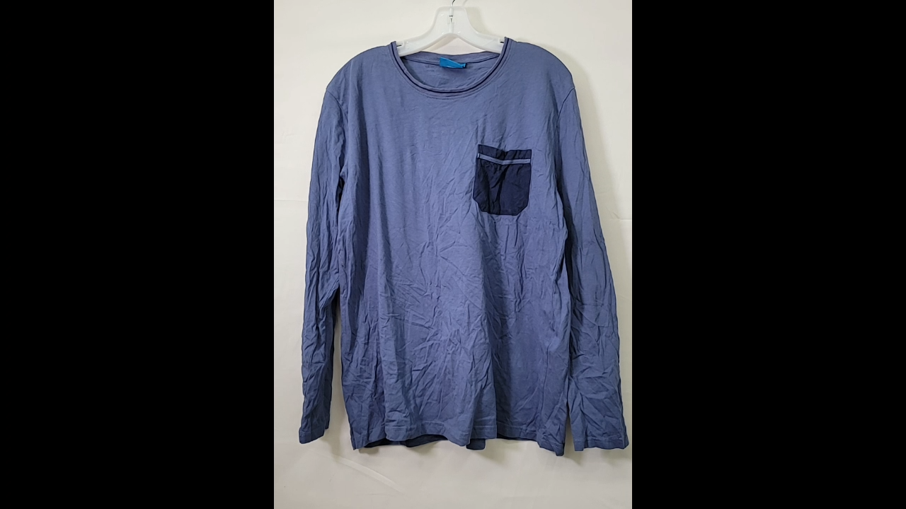 Blue Long Sleeved Shirt Size L