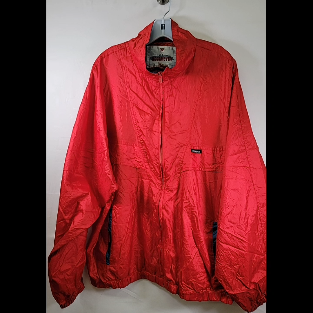 Obermyer Men's Red Lightweight Jacket Size XL
