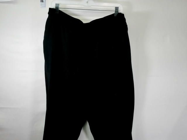 Womens Black Elastic Waist Straight Leg Pull-On Sweatpants - Size 3X