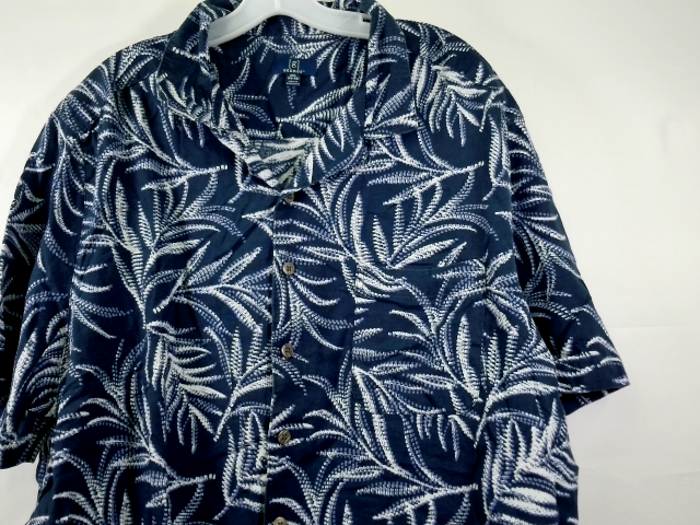 George Men's Shirt - Navy/Blue - Size 2XL