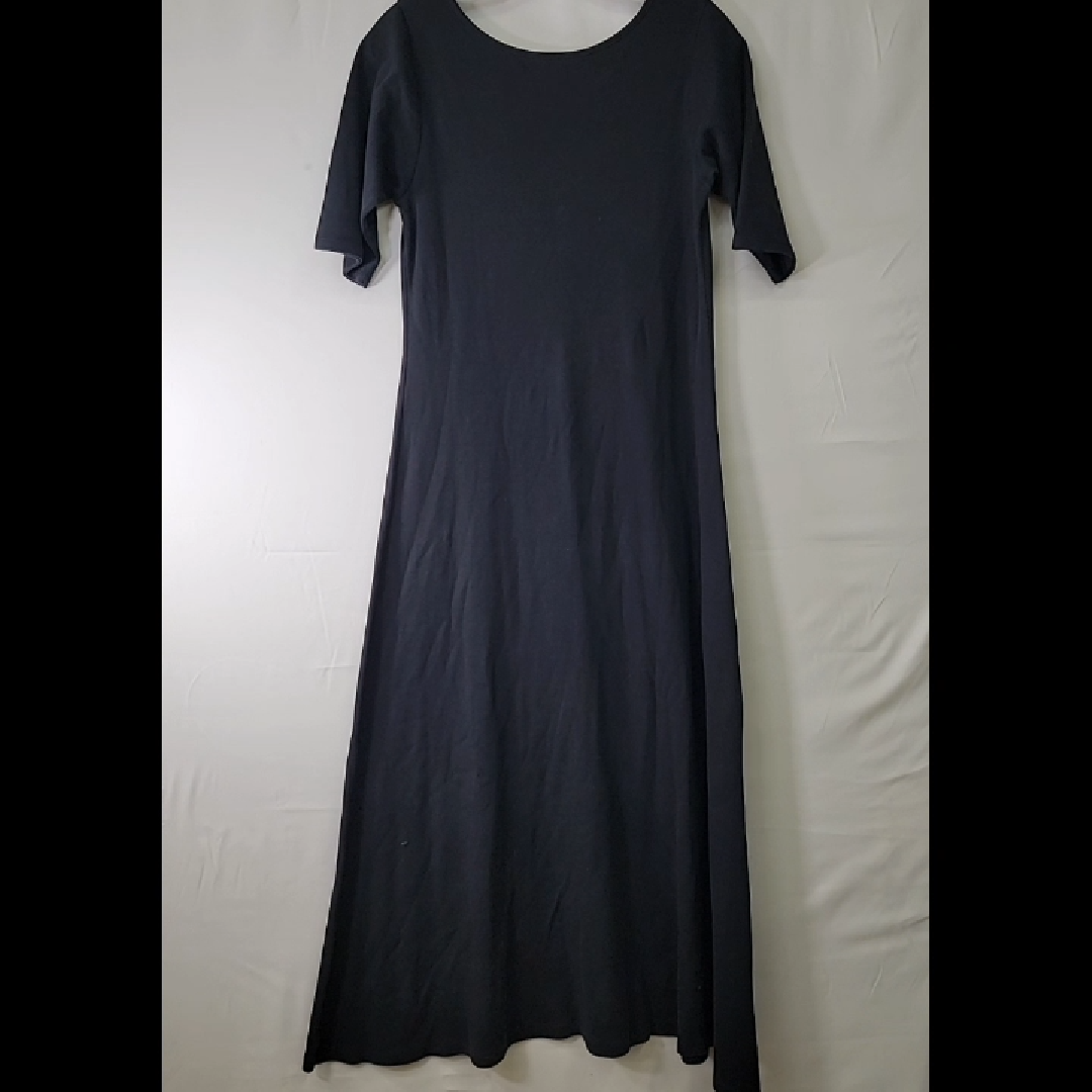 Indigenous Organic Cotton Black Dress Size M