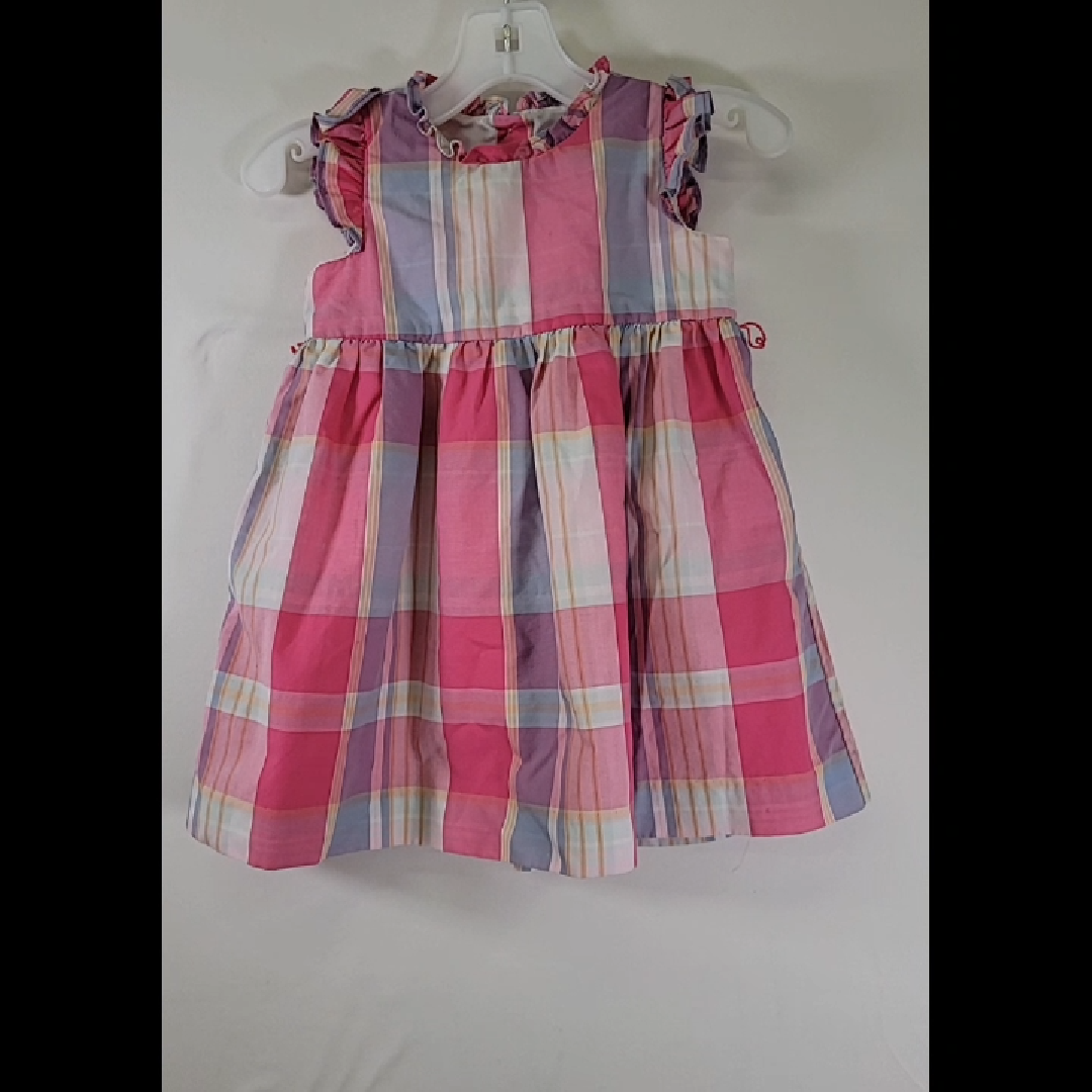 Chapas Small Plaid Dress Size 9 MO