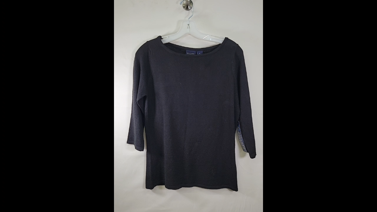 Hillard & Hanson Black Sweater Size S